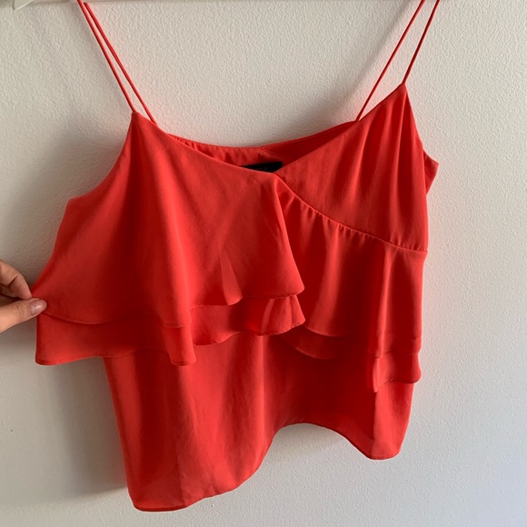 J Crew Drapery Ruffle Cami Top - Picture 5 of 6